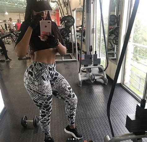 Pulane Shows Off Her Gym Progress And Serves Some Abs