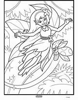 Fairy Coloring Pages Forest Enchanted Quiver Color Crayola Alive Printable Book Drawing Fair Colouring Colour Print Getdrawings App Adult Life sketch template