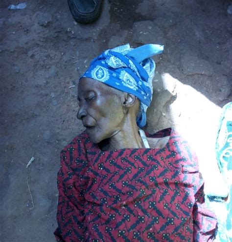 Unidentified Old Woman Found Dead On The Street Of Kaduna Photo