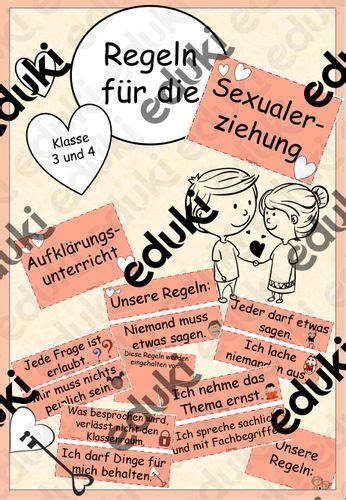 regeln für die sexualerziehung unterrichtsmaterial in den fächern