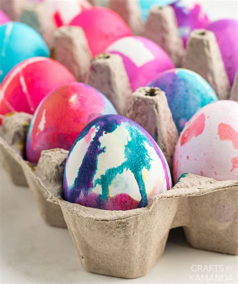 cool ways  decorate easter eggs crafts  amanda