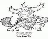 Coloring Pages Skylanders Camo Swap Horn Thorn Force Online Printable sketch template
