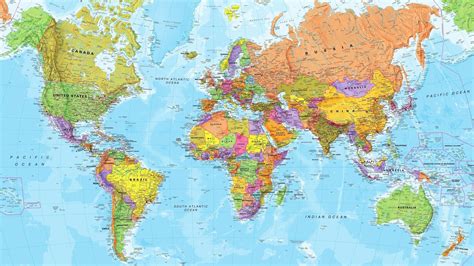 world map atlas gambaran