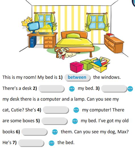 preposition worksheets grade   preposition worksheets