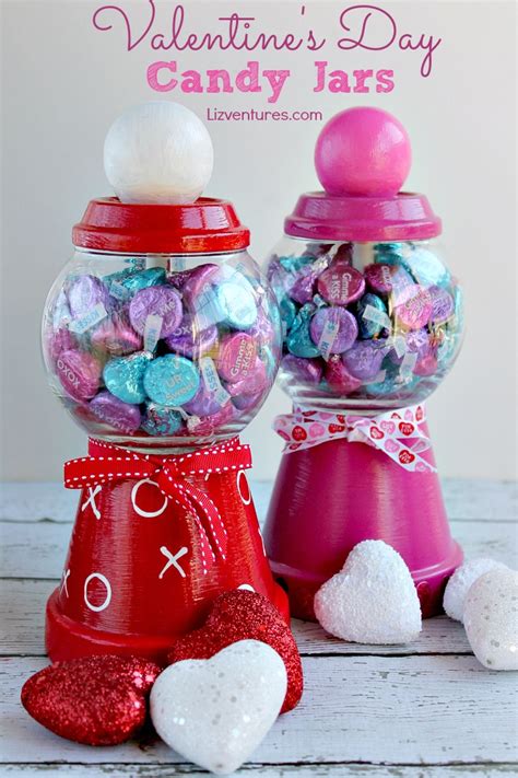 diy valentines day candy jars eat move