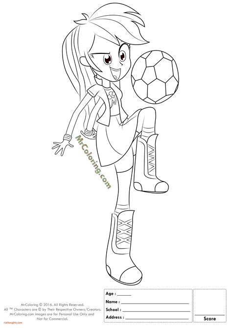 rainbow dash equestria girl coloring page  getcoloringscom
