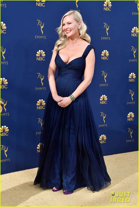 kirsten dunst in schiaparelli haute couture and jesse plemons 2018 emmy awards