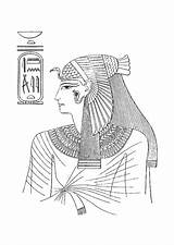 Coloring Egyptian Woman Pages Women Egypt Ancient Edupics Printable sketch template