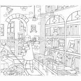 Stores Ida Chiaki Longing Bookstore sketch template