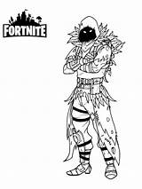 Fortnite Coloring Pages Print Printable Raven Size sketch template