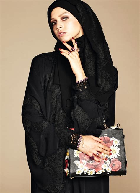 dolce and gabbana releases its first ever hijab and abayas collection religion meets high