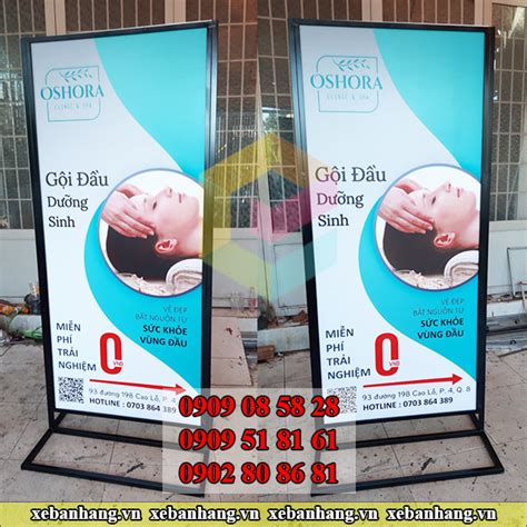 standee quang cao spa kich thuoc xcm