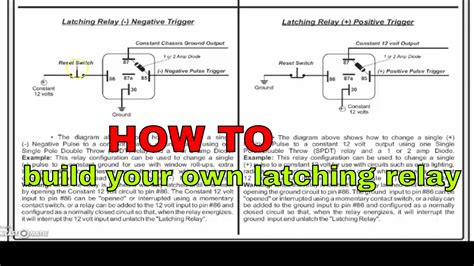 industrial latching relay wiring diagram