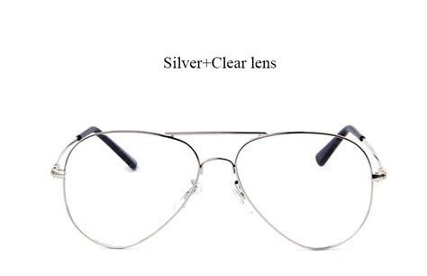clear lens aviator glasses sunglasses oculos vintage oculos de sol