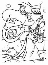 Jafar Aladdin Vizier Genius sketch template