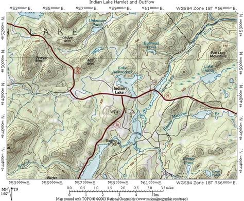 Ny Route 30 The Adirondack Trail Indian Lake And Sabael