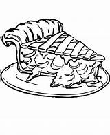 Pies Thanksgiving Getdrawings sketch template
