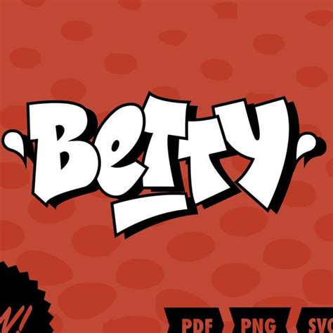 Betty Name Sign Etsy