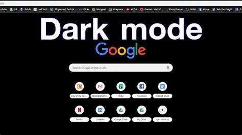 dark mode chrome   google chrome   dark screen