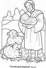 Sheep Coloring Lost Pages Bible Kids Colouring Doghousemusic Shepherd Printable Good Lord sketch template