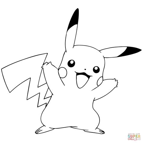 pokemon pikachu coloring pages  print coloring pages