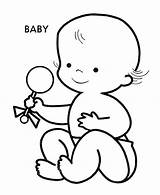 Baby Coloring Pages Newborn Doll Boy Printable Drawing Funny Print Pacifier Bae Cute Color Sun Praying Child Clipartmag Getcolorings Getdrawings sketch template