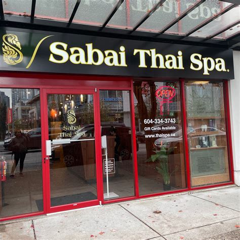 sabai thai spa metrotown burnaby   saber antes de ir lo