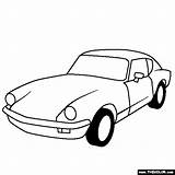 Triumph Gt6 Coloring 1966 Cars Pages Online Thecolor sketch template