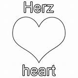 Herz Englisch Ausdrucken Lernen Malvorlage Ausmalbilder Herzen Malvorlagen Malen sketch template