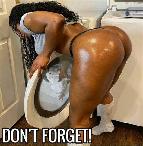 Who Is This Big Assed Ebony Girl Doing Laundry Snow Black
