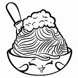 Shopkins Noodle sketch template