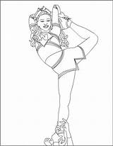 Coloring Pages Cheerleading Cheer Stunts Cheerleaders Color Cheerleader Sheets Printable Cute Bratz Kids Youth Camp Nicole Dance Would Had Cool sketch template