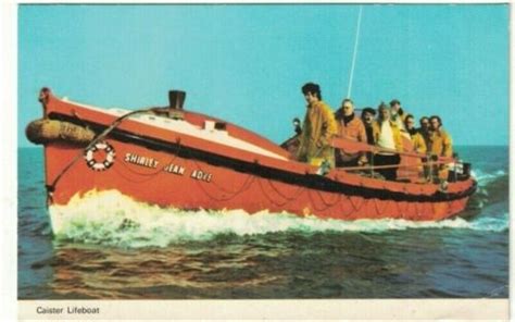 Photo Postcard Caister Lifeboat Shirley Ann Adye Norfolk Ebay