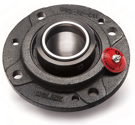 2 3 16 M2000 Heavy Duty Four Bolt Piloted Flange Bearing