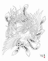 Phoenix Japanese Traditional Tattoo Drawing Drawings Google Tattoos Designs Dragon Painting Line Paintingvalley Sleeve Search Head Prints sketch template