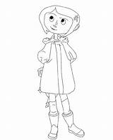 Coraline Coloring Pages Printable Cute Drawing Adults Educative Da Kids Coloringtop Via sketch template