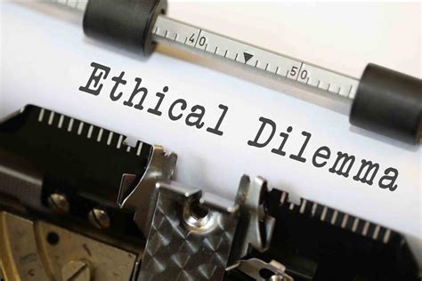 ethical dilemma   charge creative commons typewriter image