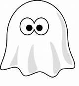 Ghost Halloween Coloring Face Cartoon Pages sketch template