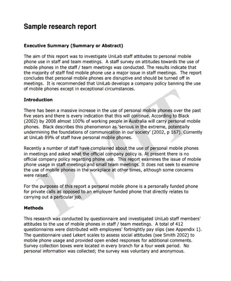 business report examples   ms word pages ai publisher