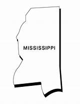 Mississippi Coloring State Pages Printable Kids Eps Sheets Outline Map Number sketch template