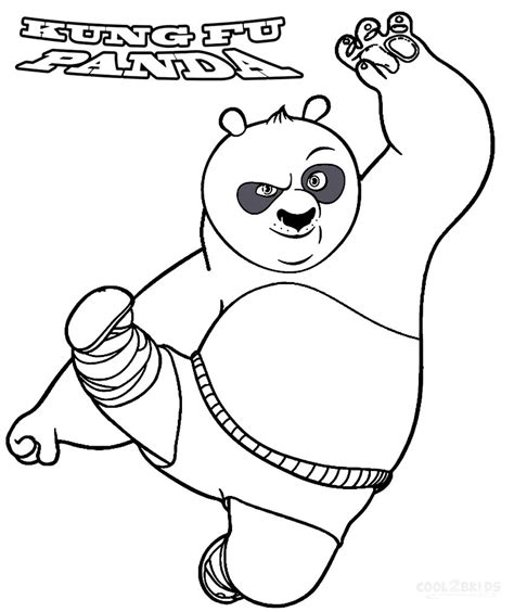 kong fu panda coloring pages