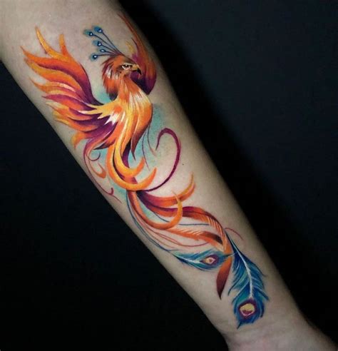 ideas phoenix bird tattoo symbolic beauty   ideas phoenix