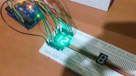 segment display  arduino interfacing    counter
