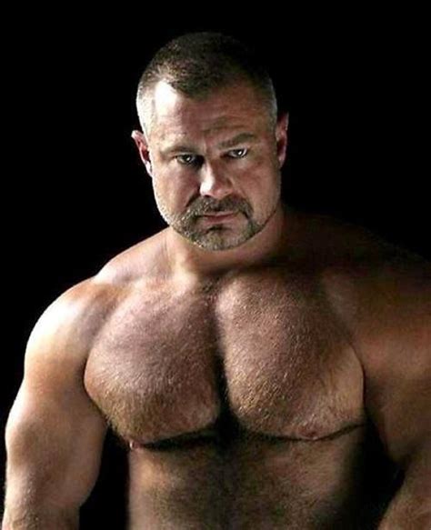 pin on mature older muscular bears and men
