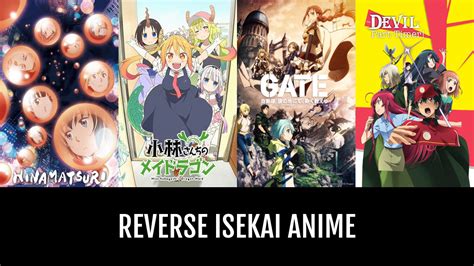 best reverse isekai anime anime planet