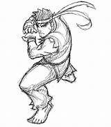 Ryu Msp Samuraiblack Coloriages sketch template