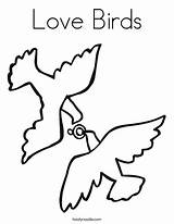 Doves sketch template