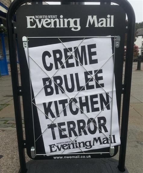 brûlée british humor headlines newspaper headlines