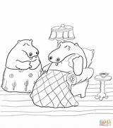Coloring Martha George Pages Hippos Drawing Printable sketch template