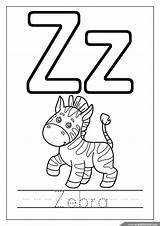 Coloring Pages Alphabet Letter English Letters Zebra Printable Englishforkidz Wacky Color Colouring Worksheets Sheet Sheets Abc Getcolorings Kindergarten Capital Getdrawings sketch template